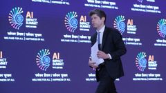 Sam Altman, consejero delegado de OpenAI, en una cumbre sobre inteligencia artificial celebrada en febrero en India.
