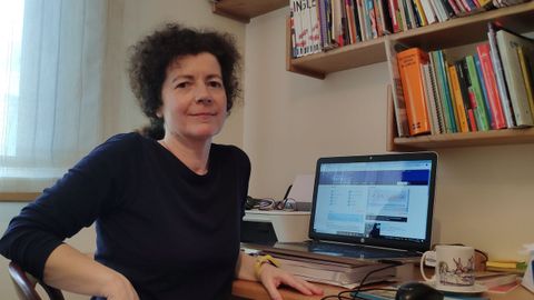 Luc�a N��ez, profesora de Lengua Castellana y Literatura en el IES Frei Mart�n Sarmiento 