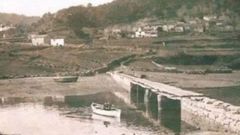 Imagen del antiguo puente, construido en 1895.