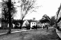 Imagen de la traves�a de Vimianzo, muy posterior a las rutas militares de 1866. 