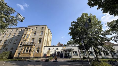 El hospital universitario de Dusseldorf.