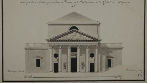 Proyecto de puerta santa del a�o 1794