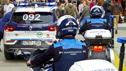 Imagen de archivo de la polica local de Vigo