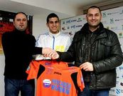 Blanco, izquierda, y Gonz�lez Casas acompa�aron a V�ctor L�pez.