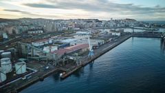 Imagen de archivo del Muelle de San Diego, en el Puerto de A Corua