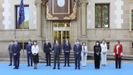 Toma de posesin del nuevo Gobierno de la Xunta, frente al Parlamento de Galicia, a principios de septiembre