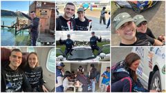 Edgar y F�tima durante su participaci�n en los Ralis de Nueva Zelanda e India este mes de abril. 