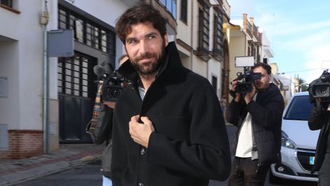 Cayetano Rivera a la salida del juicio rápido tras su accidente de tráfico