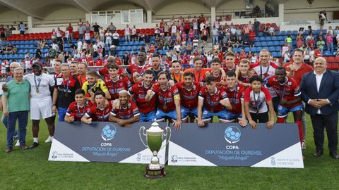 El plantel barquense celebra su tercer título de Copa Diputación