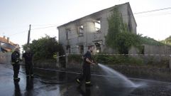 Incendio en Oleiros