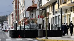 Vista de una calle del centro de Xove