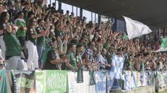 Aficionados del Racing desplazados a Talavera el pasado curso.