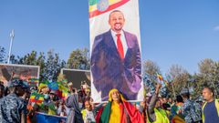 Seguidores del primer ministro Abiy Ahmed.