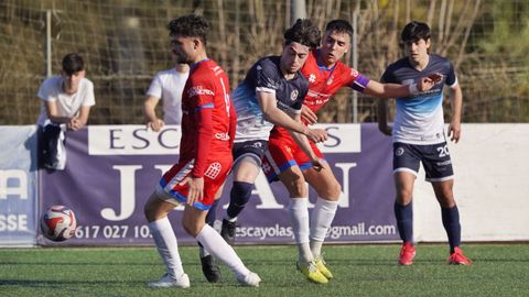 La disputa fue intensa en el derbi de Oira