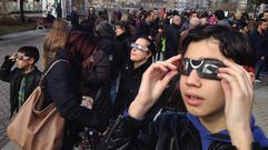 Eclipse de sol en Ourense