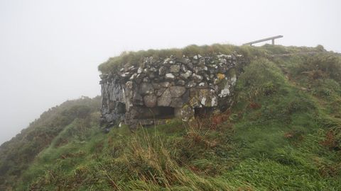 Bater�a de Valdovi�o en un d�a de niebla.
