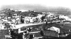 Vista de Caion, a finales de los a�os 50, comienzos de los 60