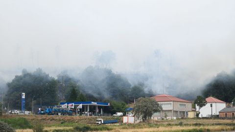 Incendio en Dozón.