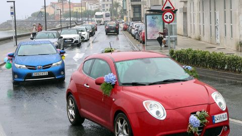 PROCESION DE  VEHICULOS EN HONOR A SAN CRISTOBAL