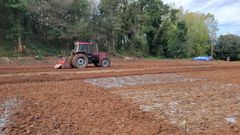 Trabajo en una de las fincas incluidas en el proyecto
