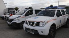 Veh�culos de Protecci�n Civil (imagen de archivo)