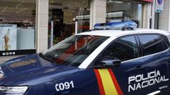 Imagen de archivo de un coche de la Polic�a Nacional en A Coru�a