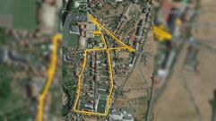 Este es el mapa difundido por el Ayuntamiento con el itinerario de la carrera, un circuito centrado en el barrio de la Compaa que pasa por siete. La salida y la meta estn frente a la iglesia de los Escolapios