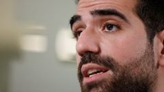 El reci�n elegido secretario general de Juventudes Socialistas de Espa�a, V�ctor Camino.