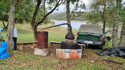 En Crianza Trevinca hay un alambique para ver cmo se elabora el aguardiante.