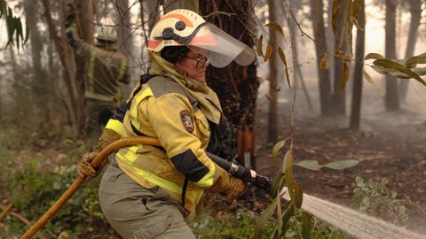 Incendio forestal en Fumaces, este s�bado