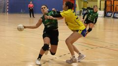 Sof�a Arangio, no anterior partido xogado na casa polo Asmubal, fronte ao Rocasa Gran Canaria B.