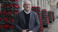 Miguel Lorenzo, en una imagen de archivo a las puertas del palacio municipal de Mar�a Pita