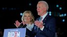 Biden y su mujer Jill, el pasado 10 de marzo