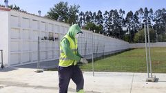 Una de las nuevas zonas creadas dentro de la ampliaci�n del cementerio de Catabois.