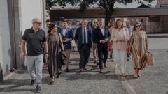 El secretario de Estado de Memoria Democr�tica, en el centro, con representantes pol�ticos que acudieron al acto �en San Francisco