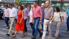 Pedro S�nchez visita las obras de ampliaci�n del tranv�a de Sevilla junto al alcalde de de la capital hispalense, Antonio Mu�oz, y la ministra de Hacienda, Mar�a Jes�s Montero