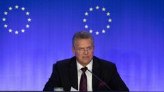 El comisario europeo�Maros Sefcovic en una reciente comparecencia ante los medios