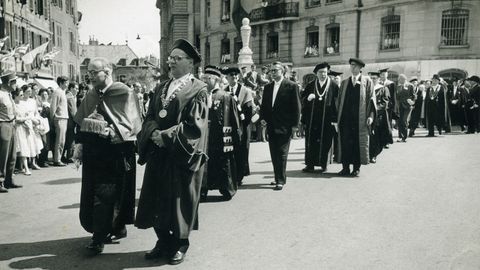 En el 400 aniversario de la Universidade de Santiago.