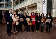 O acto de presentaci�n contou coa asistencia de varias autoras.