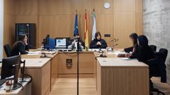 Juicio por el despido de una trabajadora celebrado en Ourense.