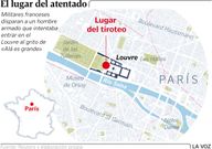 El lugar del atentado
