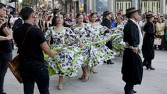 folclore.El desfile del Festival Internacional de Folklore el ao pasado