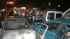 Colisi�n m�ltiple en la A-52