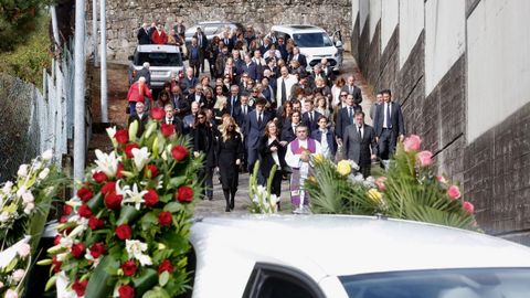 Mariano Rajoy estuvo rodeado de familiares y amigos durante la ceremonia f�nebre