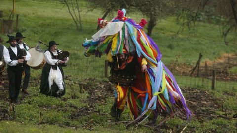 Un volante con el pucho corre entre las huertas del pueblo