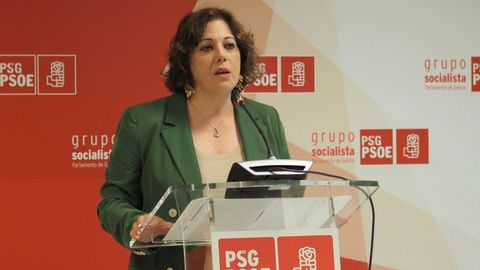 La diputada del PSdeG Bego�a Rodr�guez Rumbo.