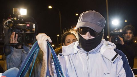 Pedro Luis Gallego, en el 2013 al abandonar la c�rcel tras beneficiarse de la derogaci�n de la doctrina Parot