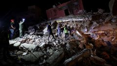 Labores de rescate de v�ctimas en La Guaira, Venezuela