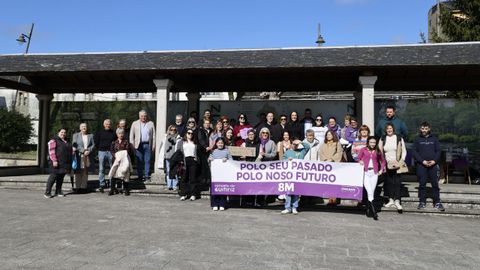 Manifestaci�n del 8M en Guitiriz.