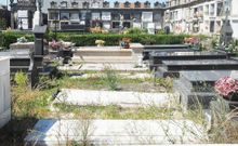 As� estaba el lunes el cementerio de A Matanza, antes de que fuera limpiado ayer. 